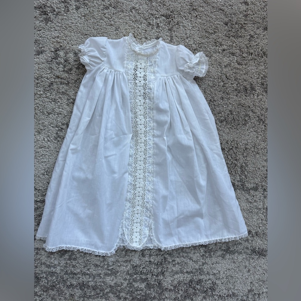 Vintage Toddle Tyke Baby Christening Baptism Blessing Gown 3-6 Months